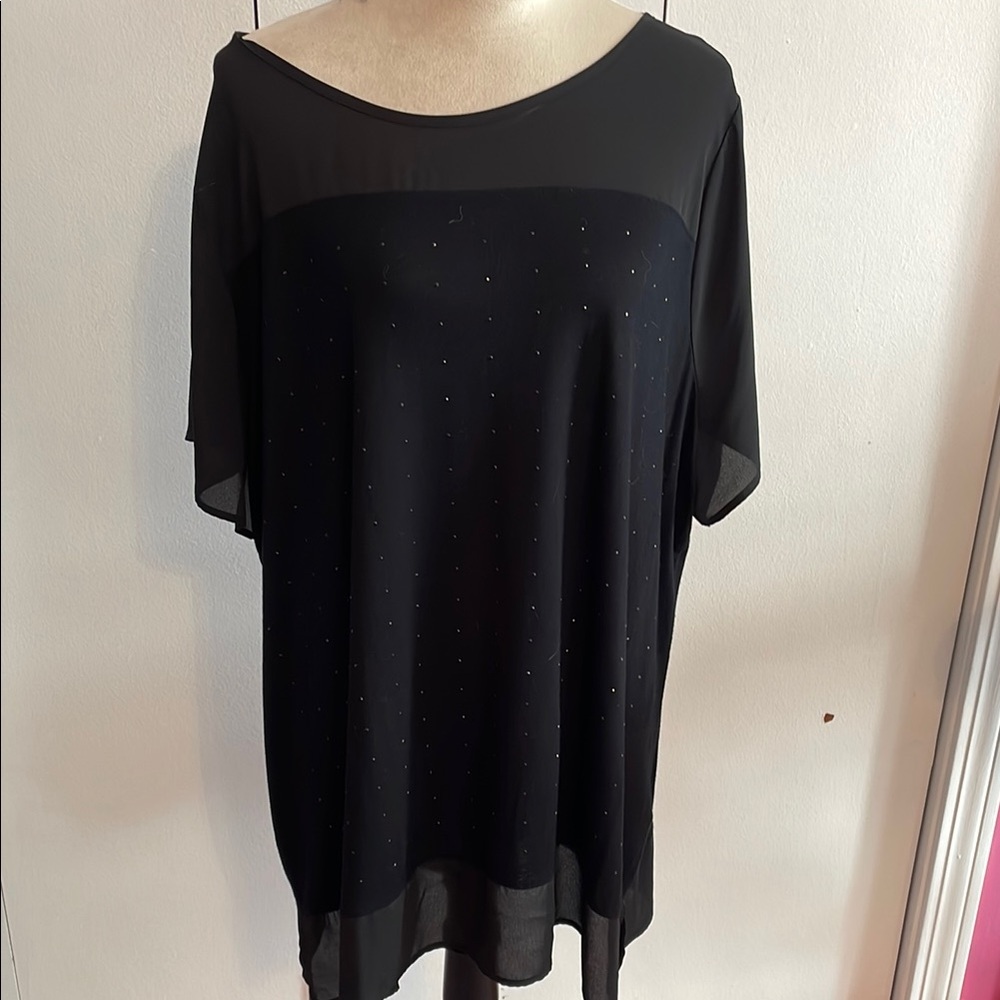Elegant Black Women's Top
